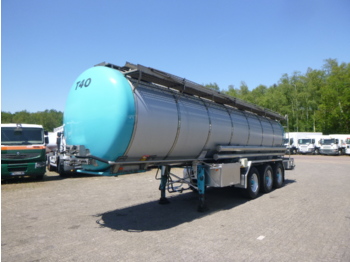 Tankoplegger voor het vervoer van voedsel Burg Food tank inox 26.8 m3 / 1 comp + pump: afbeelding 1