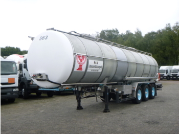 Tankoplegger voor het vervoer van voedsel Burg Food tank inox 30.3 m3 / 1 comp: afbeelding 1