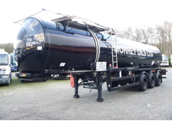 Tankoplegger voor het vervoer van bitumen Clayton Bitumen tank inox 31 m3 / 1 comp + pump: afbeelding 1