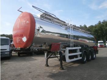 Tankoplegger voor het vervoer van voedsel Clayton Food (milk) tank inox 30m3 / 1 Comp: afbeelding 1