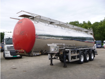 Tankoplegger voor het vervoer van voedsel Clayton Food tank inox 32 m3 / 1 comp: afbeelding 1