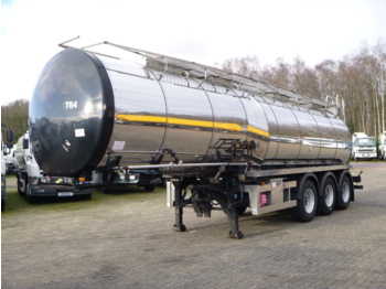 Tankoplegger voor het vervoer van bitumen Clayton Heavy oil / bitumen tank inox 30 m3 / 1 comp + pump: afbeelding 1