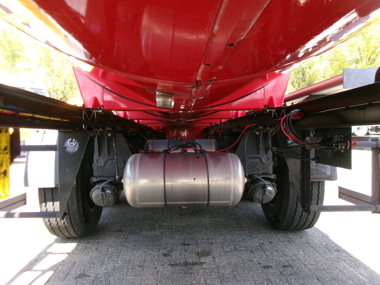 Tankoplegger voor het vervoer van bitumen Cobo Bitumen tank inox 34 m3 / 1 comp: afbeelding 8