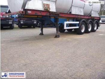 ASCA 3-axle tank container trailer 20-30 ft ADR - Containertransporter/ Wissellaadbak oplegger