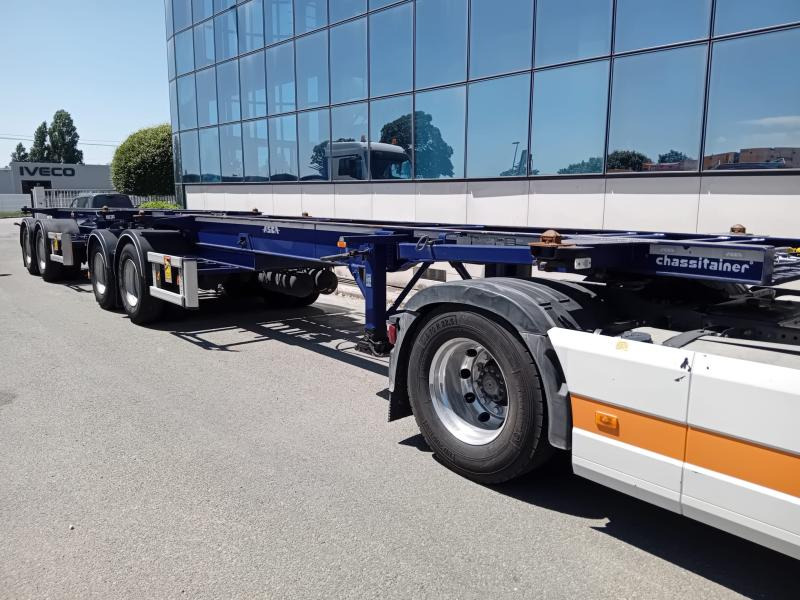 Containertransporter/ Wissellaadbak oplegger Asca