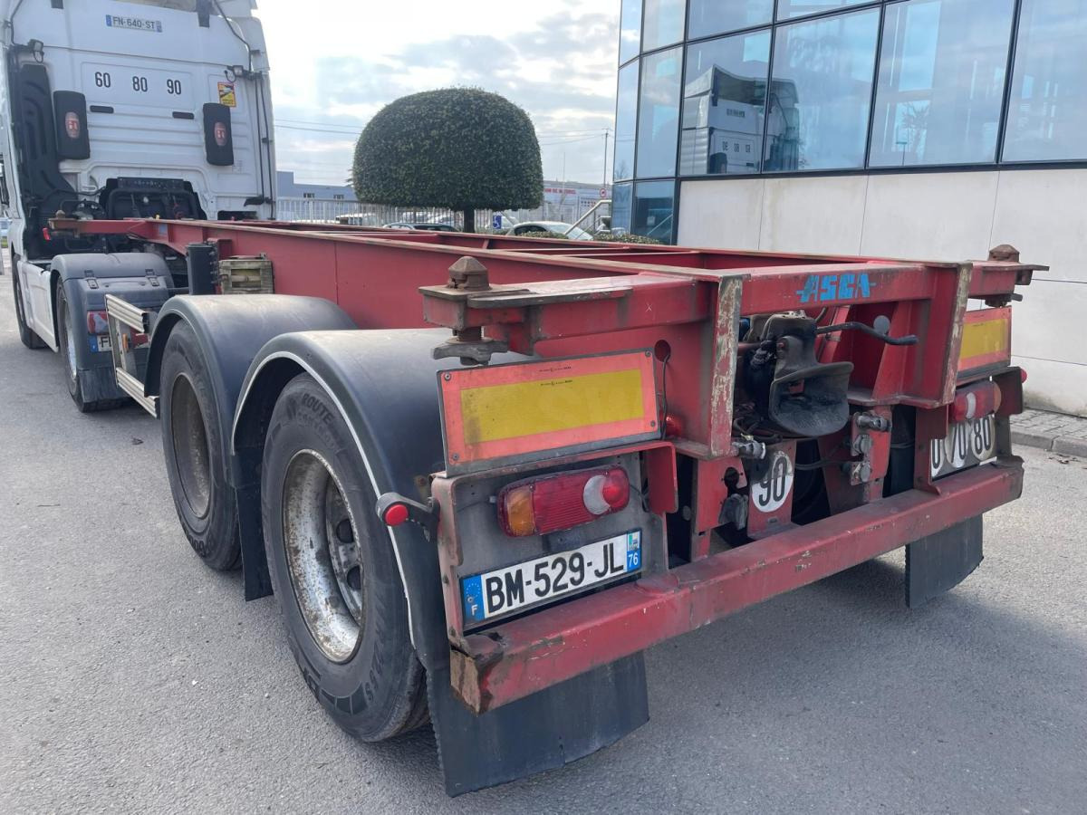 Containertransporter/ Wissellaadbak oplegger Asca