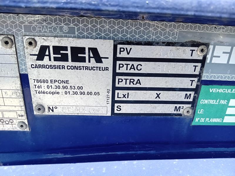 Containertransporter/ Wissellaadbak oplegger Asca