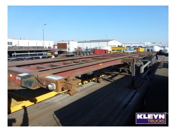 Blumhardt 2X 20 + 1 X 40 FT STEEL SUSPENSION - Containertransporter/ Wissellaadbak oplegger