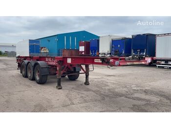 DENNISON SKELETAL - SLIDING - Containertransporter/ Wissellaadbak oplegger