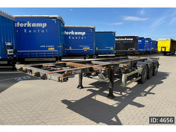 Containertransporter/ Wissellaadbak oplegger DESOT 3AT / 20-30 ft / BPW