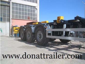 DONAT Container Chassis Semitrailer - Extendable - Containertransporter/ Wissellaadbak oplegger