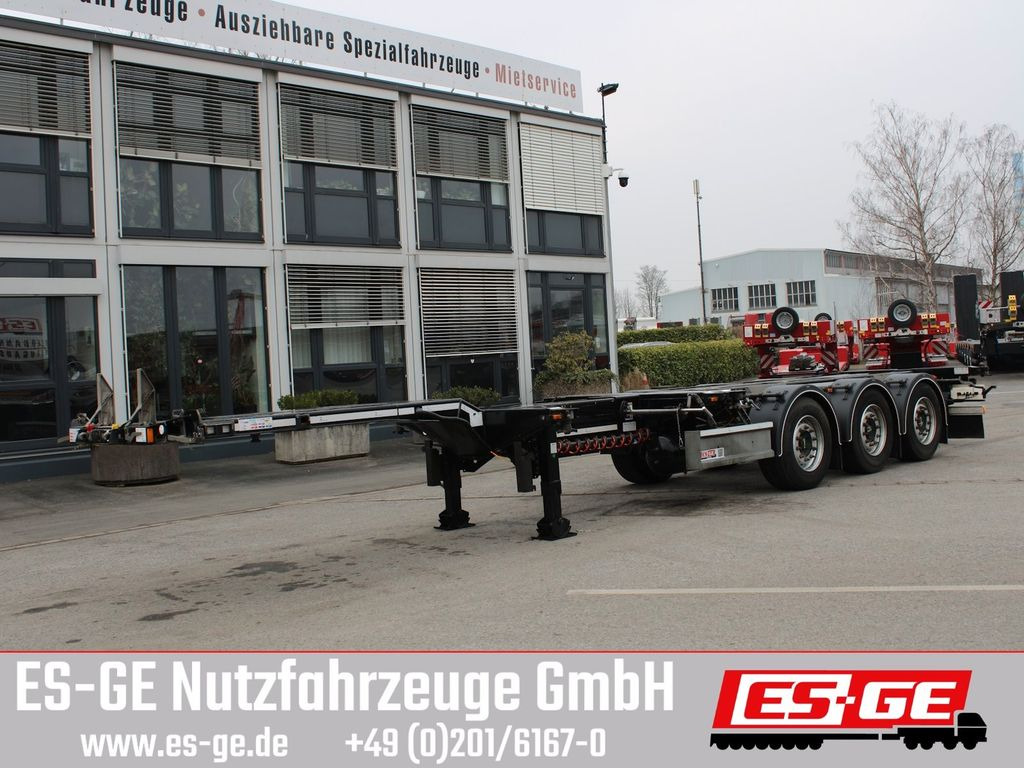 Containertransporter/ Wissellaadbak oplegger D-TEC 3-Achs-Containerchassis Multi