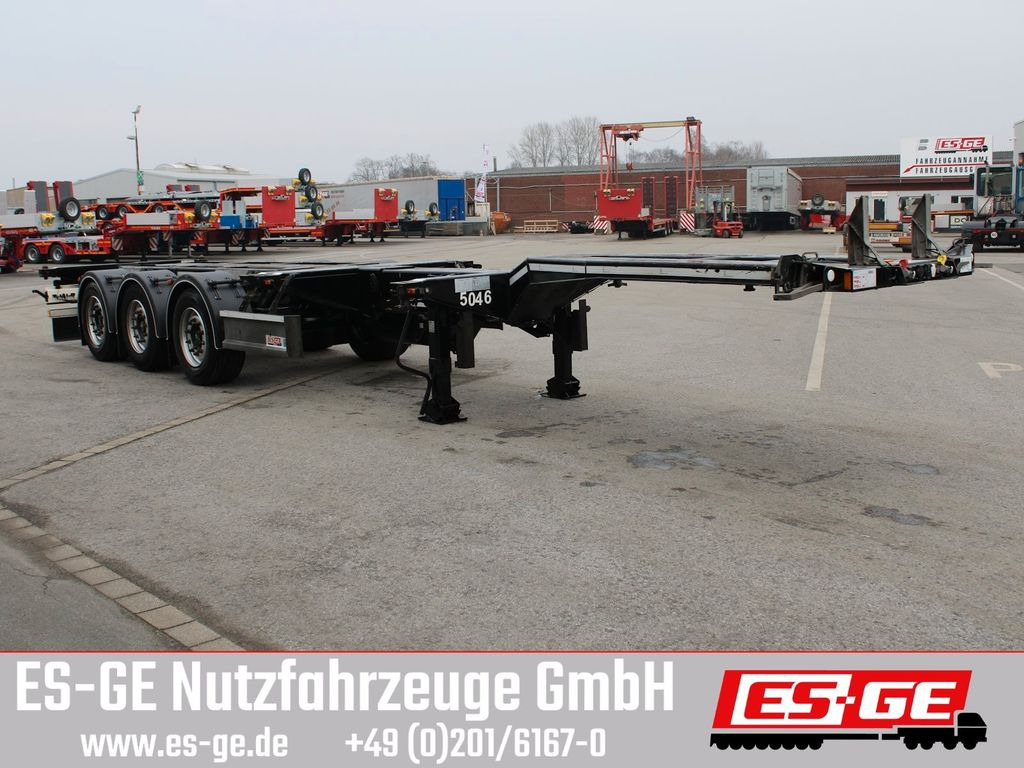 Containertransporter/ Wissellaadbak oplegger D-TEC 3-Achs-Containerchassis Multi