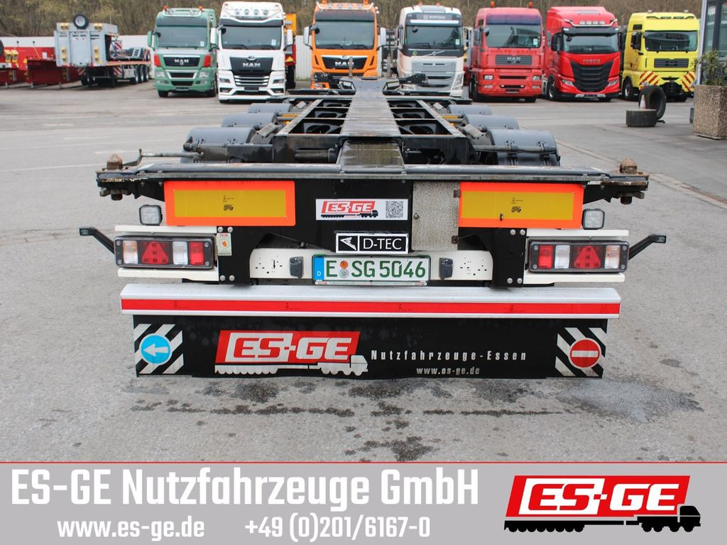 Containertransporter/ Wissellaadbak oplegger D-TEC 3-Achs-Containerchassis Multi