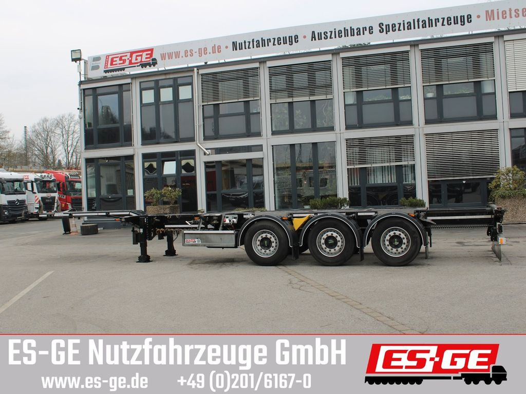 Containertransporter/ Wissellaadbak oplegger D-TEC 3-Achs-Containerchassis Multi