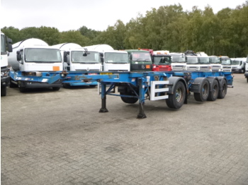 Dennison 4-axle container combi trailer (3 + 1 axle) 20-30-40-45 ft - Containertransporter/ Wissellaadbak oplegger
