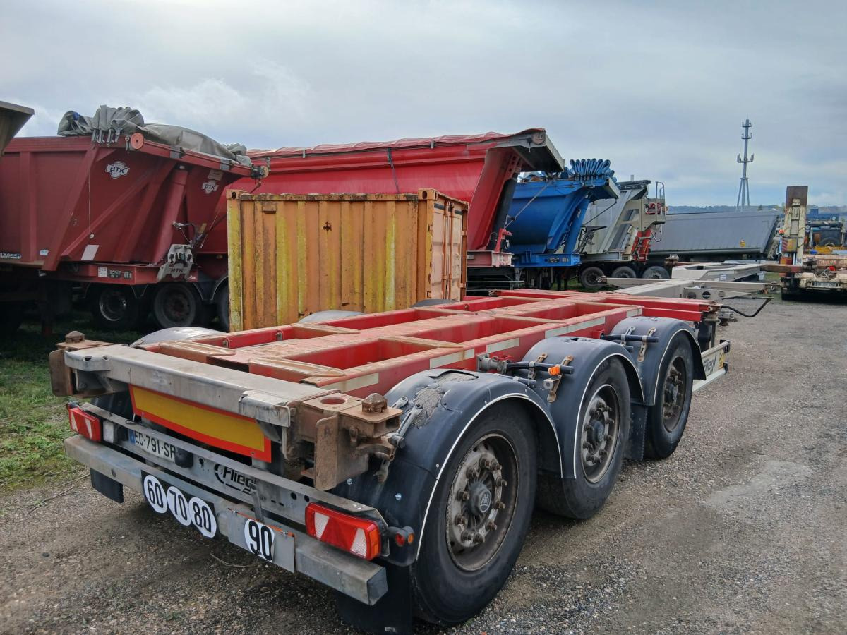 Containertransporter/ Wissellaadbak oplegger Fliegl