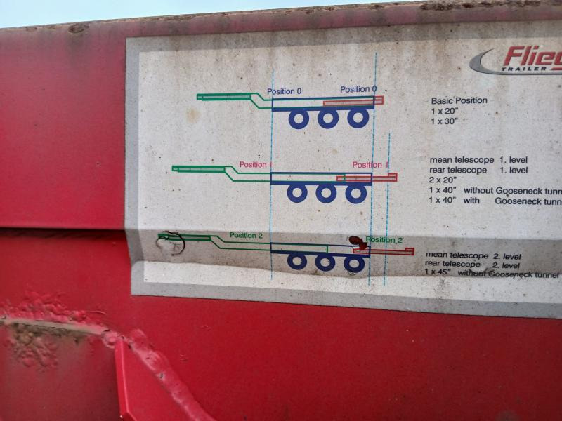 Containertransporter/ Wissellaadbak oplegger Fliegl