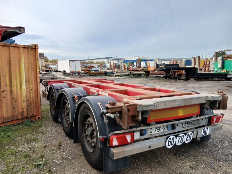 Containertransporter/ Wissellaadbak oplegger Fliegl