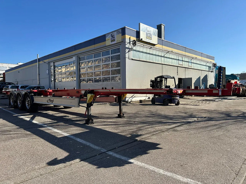 Containertransporter/ Wissellaadbak oplegger Fliegl Containerchassis für 2 Wechselbrücken 15 m extralang!
