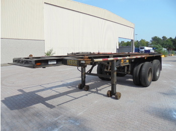 Containertransporter/ wissellaadbak oplegger Groenewegen 20 CC-10-18 STEEL