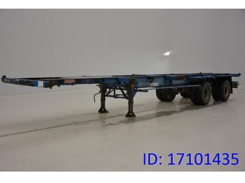 Containertransporter/ wissellaadbak oplegger Groenewegen Skelet 20-30-40 ft