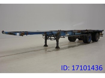 Containertransporter/ wissellaadbak oplegger Groenewegen Skelet 20-30-40 ft