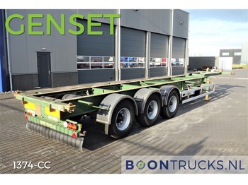 HFR SB24 + GENSET 2011 | 40ft HC * 4460 Kg Netto* - Containertransporter/ Wissellaadbak oplegger