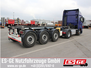 Containertransporter/ Wissellaadbak oplegger Krone 3-Achs-Containerchassis 20' 