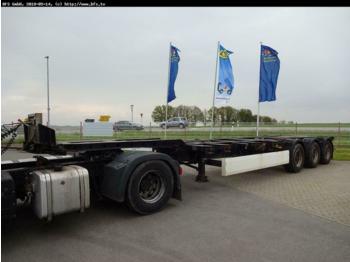 Containertransporter/ wissellaadbak oplegger Krone Containerchasis C-Achse Liftbar. Verstellbar.
