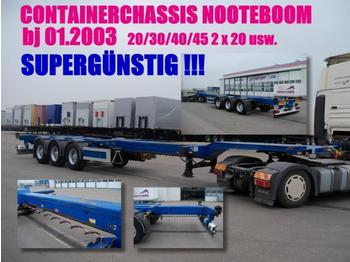 Nooteboom FT 43 03 CONTAINER 20/30/40/45 2 x 20 ALLE MÖGL. - Containertransporter/ Wissellaadbak oplegger