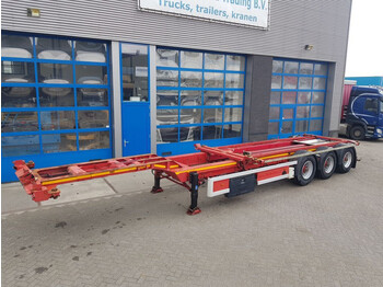 Renders RSCC 12.27 Sliding Table Multi chassis ADR - Containertransporter/ Wissellaadbak oplegger