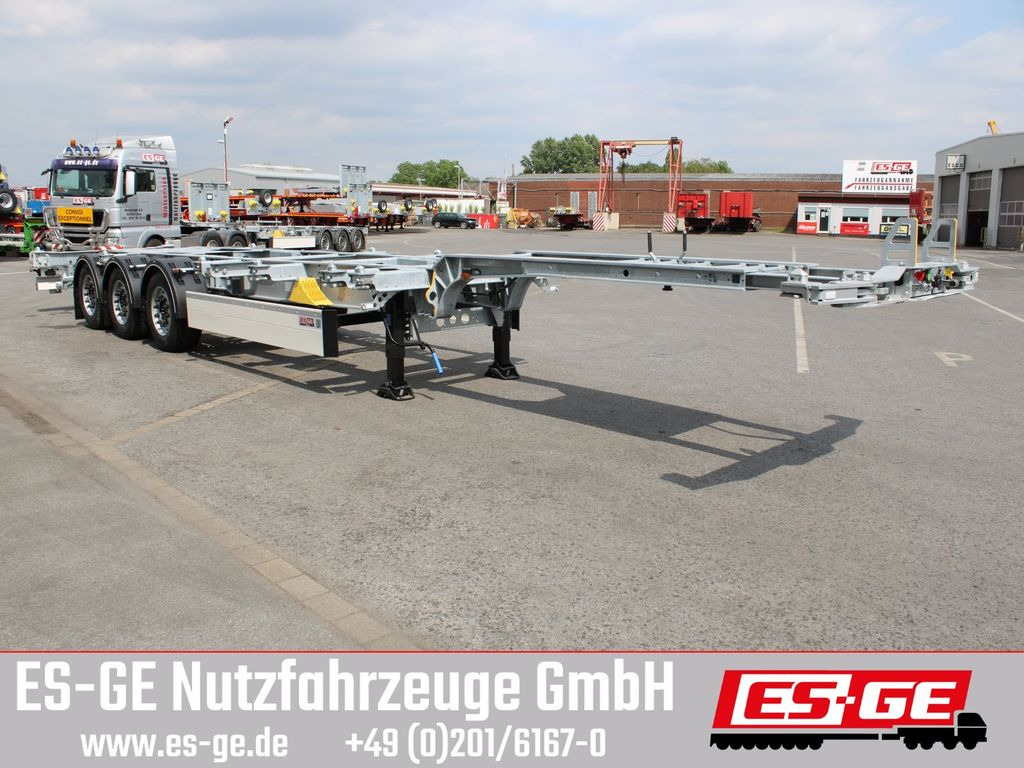 Containertransporter/ Wissellaadbak oplegger Schmitz Cargobull 3-Achs-Containerchassis