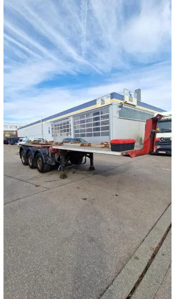 Containertransporter/ Wissellaadbak oplegger Schwarzmüller kurzes 3- Achs Chassis ADR für Chemie Spezialbehäl kurzes 3- Achs Chassis ADR für Chemie Spezialbehälter