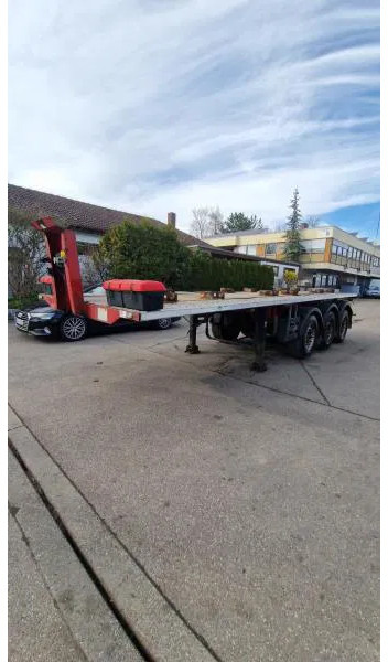 Containertransporter/ Wissellaadbak oplegger Schwarzmüller kurzes 3- Achs Chassis ADR für Chemie Spezialbehäl kurzes 3- Achs Chassis ADR für Chemie Spezialbehälter