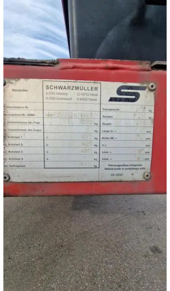 Containertransporter/ Wissellaadbak oplegger Schwarzmüller kurzes 3- Achs Chassis ADR für Chemie Spezialbehäl kurzes 3- Achs Chassis ADR für Chemie Spezialbehälter