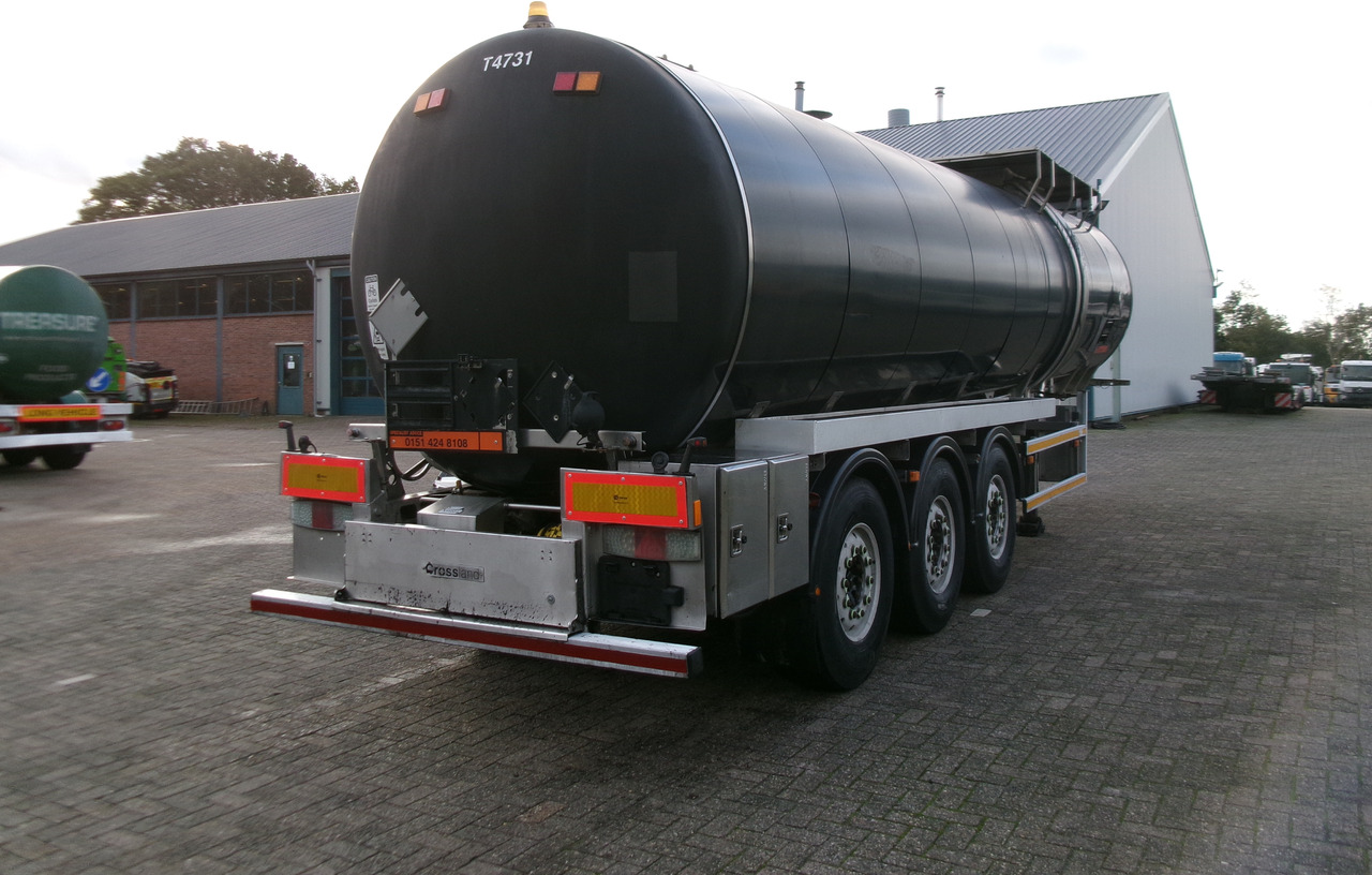Tankoplegger voor het vervoer van bitumen Crossland Bitumen tank inox 33 m3 / 1 comp + ADR L4BN: afbeelding 4