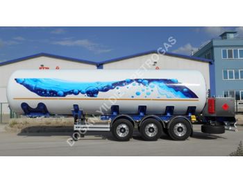 Nieuw Tankoplegger voor het vervoer van gas DOĞAN YILDIZ 45 M3 SEMI TRAILER LPG TANK ADR: afbeelding 1