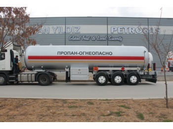 Tankoplegger voor het vervoer van gas DOĞAN YILDIZ 45 M3 SEMI TRAILER LPG TANL: afbeelding 1