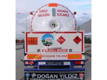 Tankoplegger voor het vervoer van gas DOĞAN YILDIZ 45 m3 LPG TANK TRAILER with FULL SYSTEM: afbeelding 1