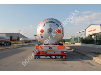 Nieuw Tankoplegger voor het vervoer van gas DOĞAN YILDIZ 55 M3 SEMI TRAILER LPG TANK: afbeelding 1