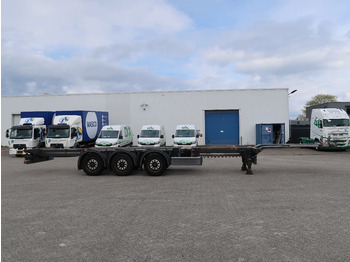 D-Tec Flexitrailer 2x20 * 40 * 45 ft, BPW, NL trailer, TUV, TOP! - Containertransporter/ Wissellaadbak oplegger: afbeelding 2