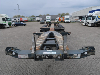 D-Tec Flexitrailer 2x20 * 40 * 45 ft, BPW, NL trailer, TUV, TOP! - Containertransporter/ Wissellaadbak oplegger: afbeelding 5