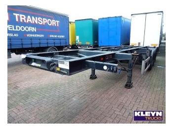 Containertransporter/ Wissellaadbak oplegger Dennison 20 FT  TANKCONTAINER: afbeelding 1
