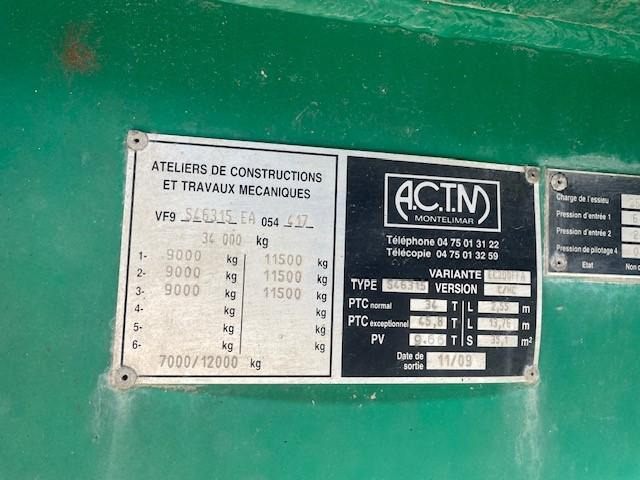 Dieplader oplegger Actm