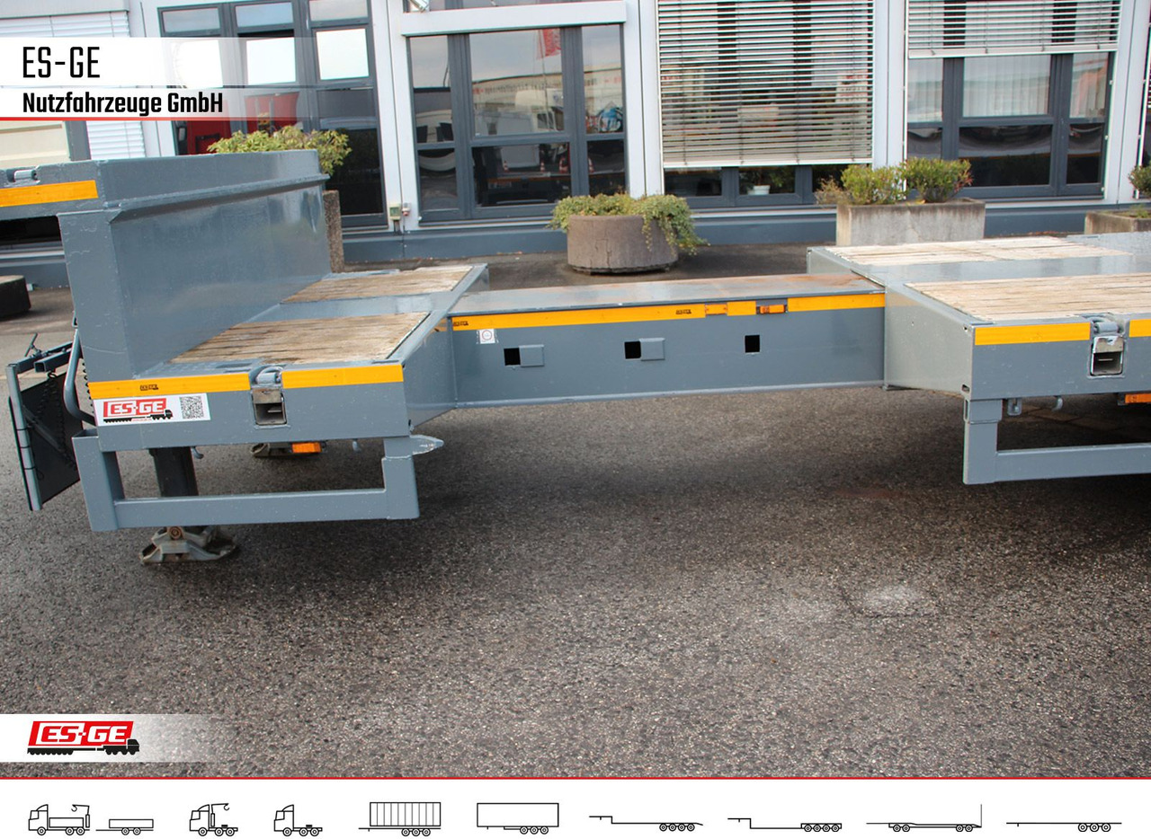 Dieplader oplegger Broshuis 6-Achs-Satteltieflader - teleskopierbar