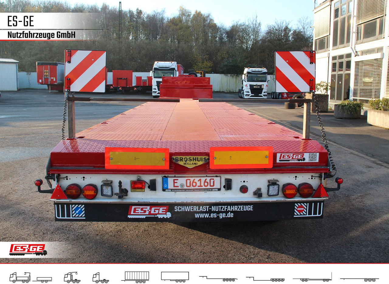 Dieplader oplegger Broshuis 6-Achs-Satteltieflader - teleskopierbar