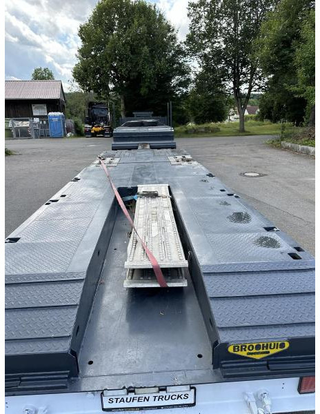 Dieplader oplegger Broshuis Tele Semi Tieflader Luft 4.5 m auszieh u. 3 m verb Tele Semi Tieflader Luft 4.5 m auszieh u. 3 m verbreiterb.