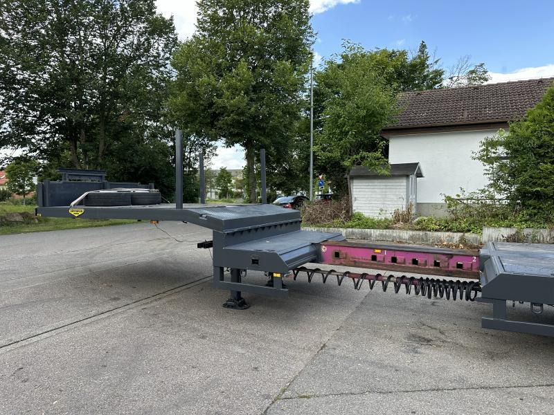 Dieplader oplegger Broshuis Tele Semi Tieflader Luft 4.5 m auszieh u. 3 m verb Tele Semi Tieflader Luft 4.5 m auszieh u. 3 m verbreiterb.