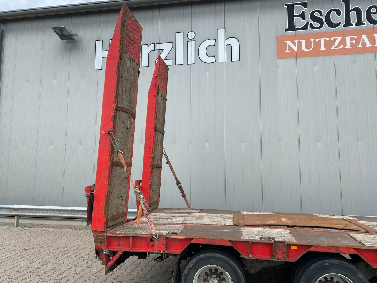 Dieplader oplegger Bunge Tieflader| HU bis 02/2026*hydr. Rampen*Blatt*SAF
